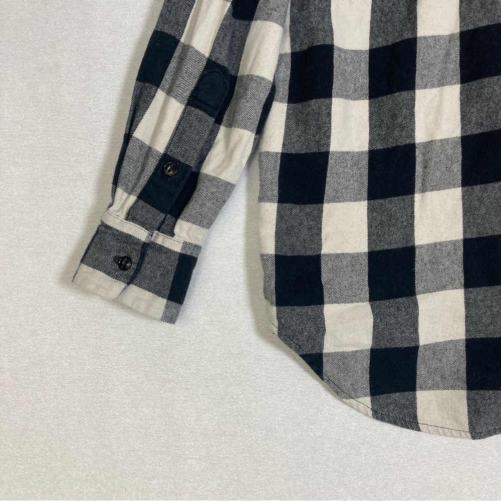 Madewell Women’s Shirt Black and White Casual Button Down Shirt Size S - Picture 14 of 15